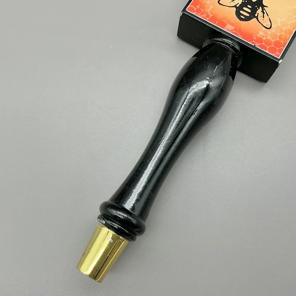 B. Nektar Meadery Tap Handle Black Orange Bee Logo Draft‎ Beer Bar Decor